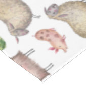 Nappe Patters de Cute Watercolor Farm Barn Animals (Angle)