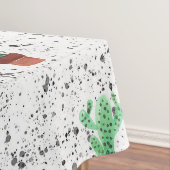 Nappe Patters de Green Terracotta Cactus (In Situ)