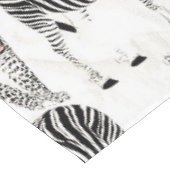 Nappe Patters de Stylish Black et White Jungle Animals (Angle)