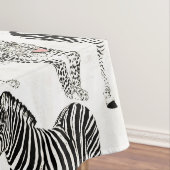 Nappe Patters de Stylish Black et White Jungle Animals (In Situ)