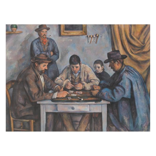 Nappe Paul Cezanne - Les Joueurs De Cartes (Devant (Horizontal))
