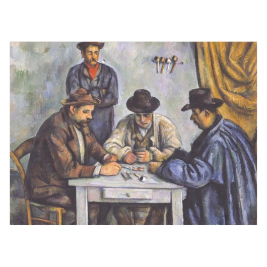 Nappe Paul Cezanne - Les Joueurs De Cartes (Devant (Horizontal))
