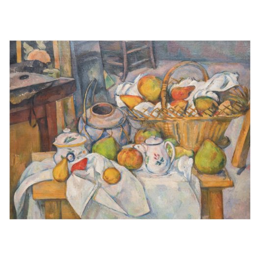 Nappe Paul Cezanne - Nature morte avec panier (Devant (Horizontal))