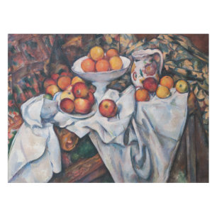 Nappe Paul Cezanne - Vie morte, Pommes et Oranges