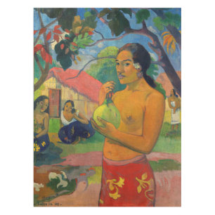 Nappe Paul Gauguin - Femme tenant un fruit