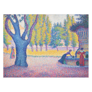 Nappe Paul Signac - Fontaine des Lices, Saint-Tropez