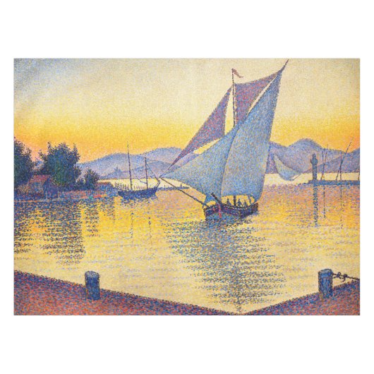 Nappe Paul Signac - Le Port au coucher du soleil, Opus 2 (Devant (Horizontal))