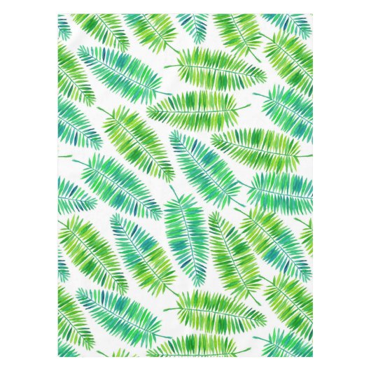 Nappe Paume d'eau feuille motif (Devant)
