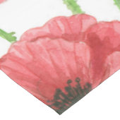 Nappe Pavot aquarelle motif floral (Angle)