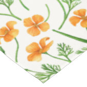 Nappe Pavot de Californie, fleurs d'été, orange wil (Angle)