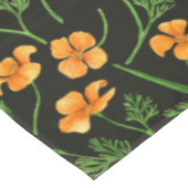 Nappe Pavot de Californie, fleurs d'été, orange wil (Angle)