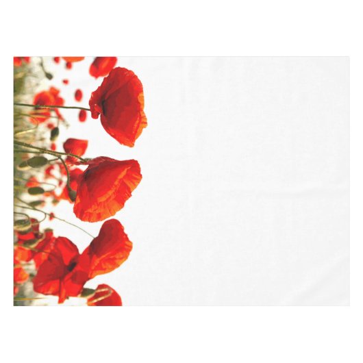 Nappe Pavots rouges (Devant (Horizontal))