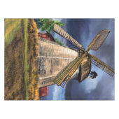 Nappe Pays-Bas Paysage Windmill Tablecloth Peinture (Devant (Horizontal))
