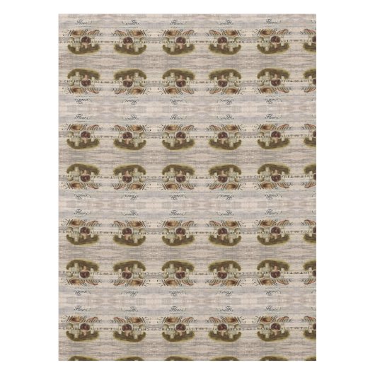 Nappe pays français rustique conte de fées bois champign (Devant)