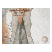 Nappe Paysage Abstrait de Boho (3) (Devant (Horizontal))