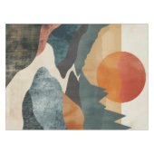 Nappe Paysage Abstrait de Boho (5) (Devant (Horizontal))