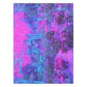 Nappe Paysage impressioniste rose chaud et bleu (Devant)