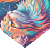 Nappe Paysage onirique de chat vibrant – Psychedelique B (Angle)
