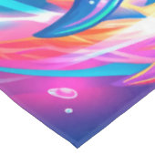 Nappe Paysage onirique de dauphins vibrant – Psychedeliq (Angle)