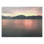 Nappe Paysage rose et bleu Ombre Sunset Reflections (Devant (Horizontal))