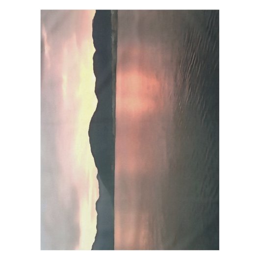 Nappe Paysage rose et bleu Ombre Sunset Reflections (Devant)