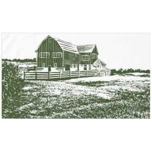 Nappe Paysage rural maison de ferme de style coupe