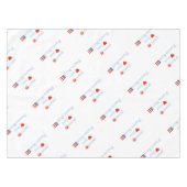 Nappe Peace Love et Porto Rico (Devant (Horizontal))