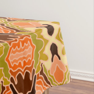 Nappe Peach Fuzz Boho Shabby Chic géométrique Art Abstra