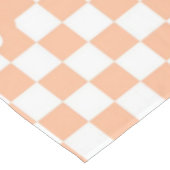 Nappe Peach Fuzz Cherry En vichy Motif (Angle)