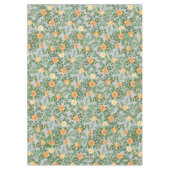 Nappe Peach Grey Mariage Floral Vintage (Devant)