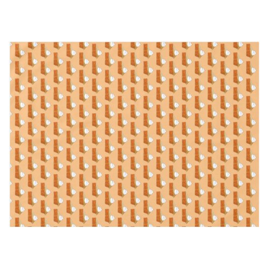 Nappe Peach Pie Slice Whiam Cream Peaches Dessert (Devant (Horizontal))