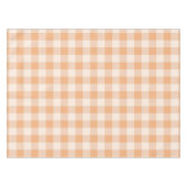 Nappe Peach White À damiers En vichy Motif (Devant (Horizontal))