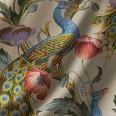 Nappe Peacock Art Nouveau motif floral