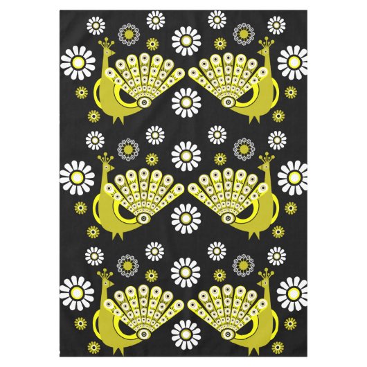 Nappe Peacock Bird Art graphique (Devant)