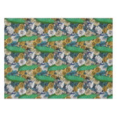 Nappe Peacocks dans le jardin rose 3 (Devant (Horizontal))