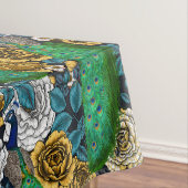 Nappe Peacocks dans le jardin rose 3 (In Situ)