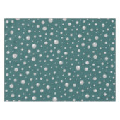 Nappe Pearl Pattern on Transformative Teal Background (Devant (Horizontal))