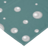 Nappe Pearl Pattern on Transformative Teal Background (Angle)