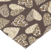 Nappe Peau d'animal avec des coeurs (Angle)