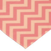 Nappe Pêche et canneberge Chevron (Angle)