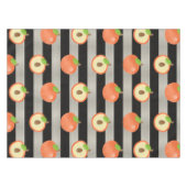 Nappe Pêche Rayures Noir & Blanc Modernes (Devant (Horizontal))