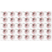 Nappe Peine rose, belle, peintre à la main, moderne, chi (Devant (Horizontal))