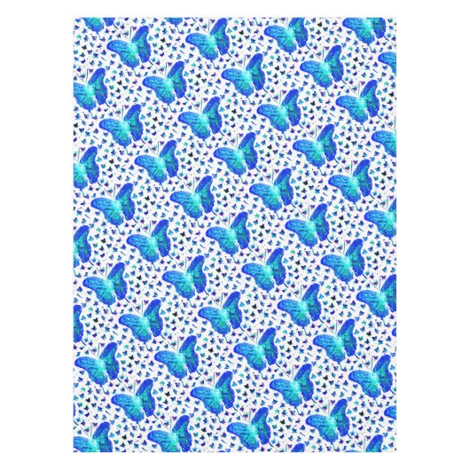 Nappe peinte à la main de papillon (Devant)