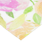 Nappe Peinture à la main lisse aquarelle design floral (Angle)