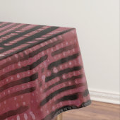 Nappe Peinture Abstraite D'Un Cobweb Magenta Rose (In Situ)