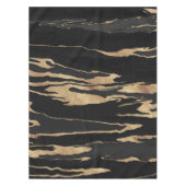 Nappe Peinture Abstraite en marbre noir or (Devant)