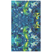 Nappe Peinture acrylique abstraite en bleu (Devant)