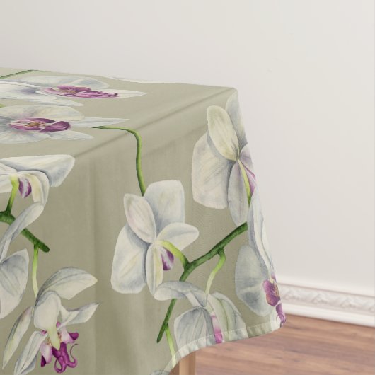 Nappe Peinture d'aquarelle d'orchidée (In Situ)