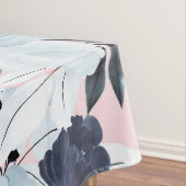 Nappe Peinture d'aquarelle florale bleu (In Situ)