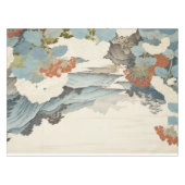 Nappe Peinture de jardin d'Hydrangea à l'extérieur. (Devant (Horizontal))